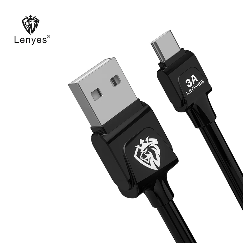 Lenyes 3A кабель для быстрой зарядки Micro USB быстрое зарядное устройство 100 см шнур Microusb