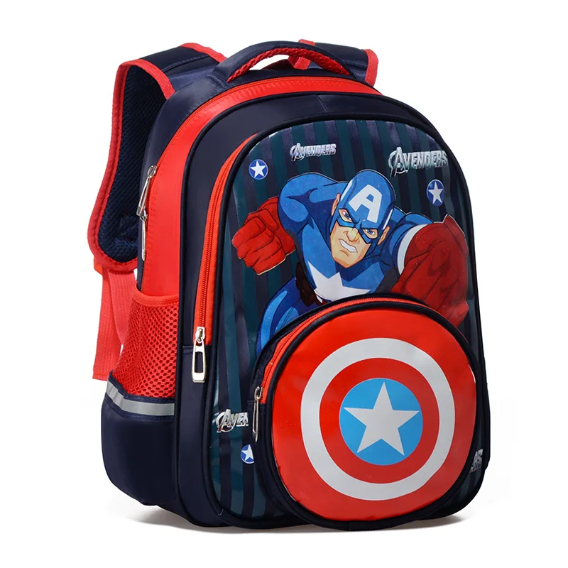 Комиксы Бэтмен Капитан Америка мальчик девочка дети детский сад школьная сумка
