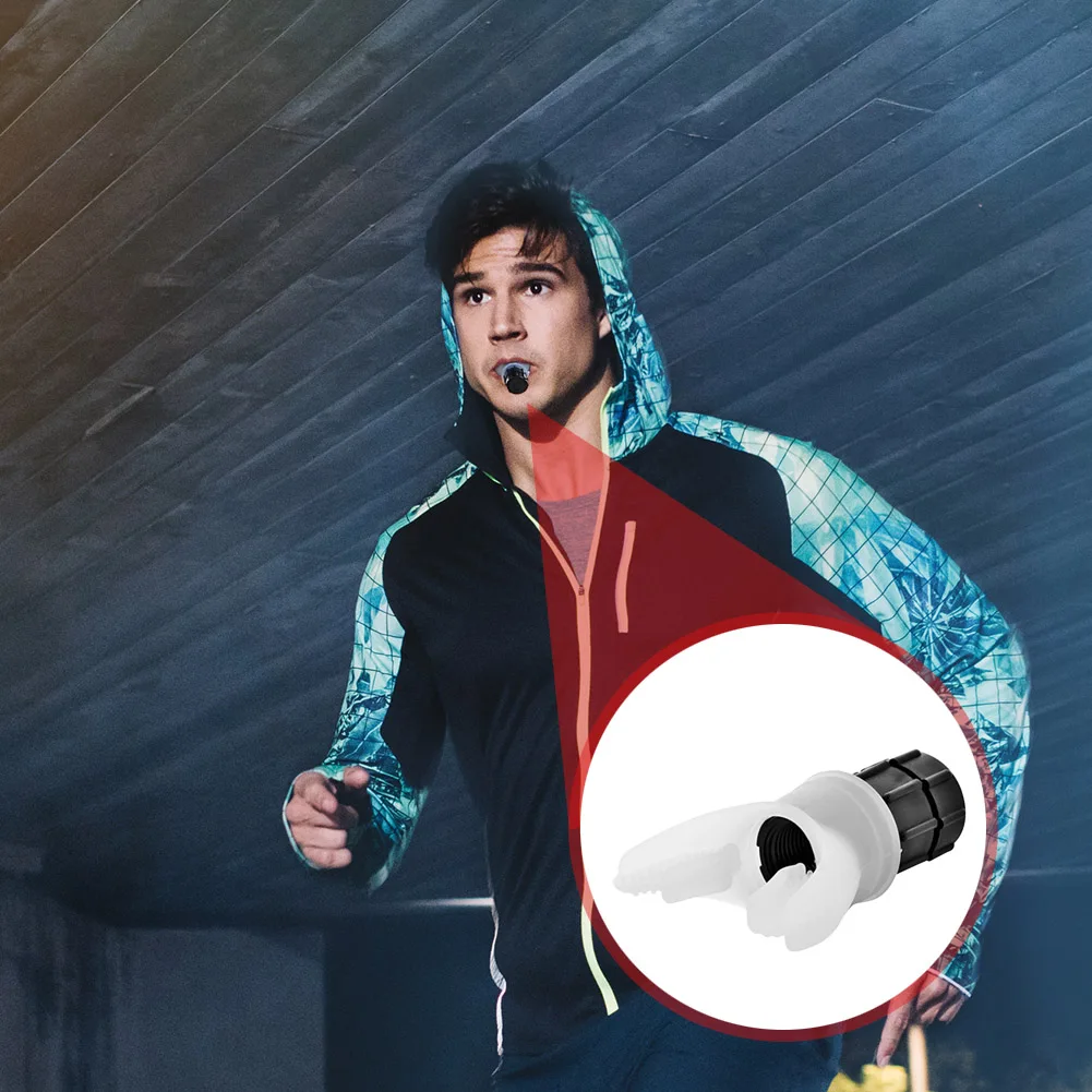 Дыхательный тренажер мундштук для лица и легких респиратор оборудование фитнеса