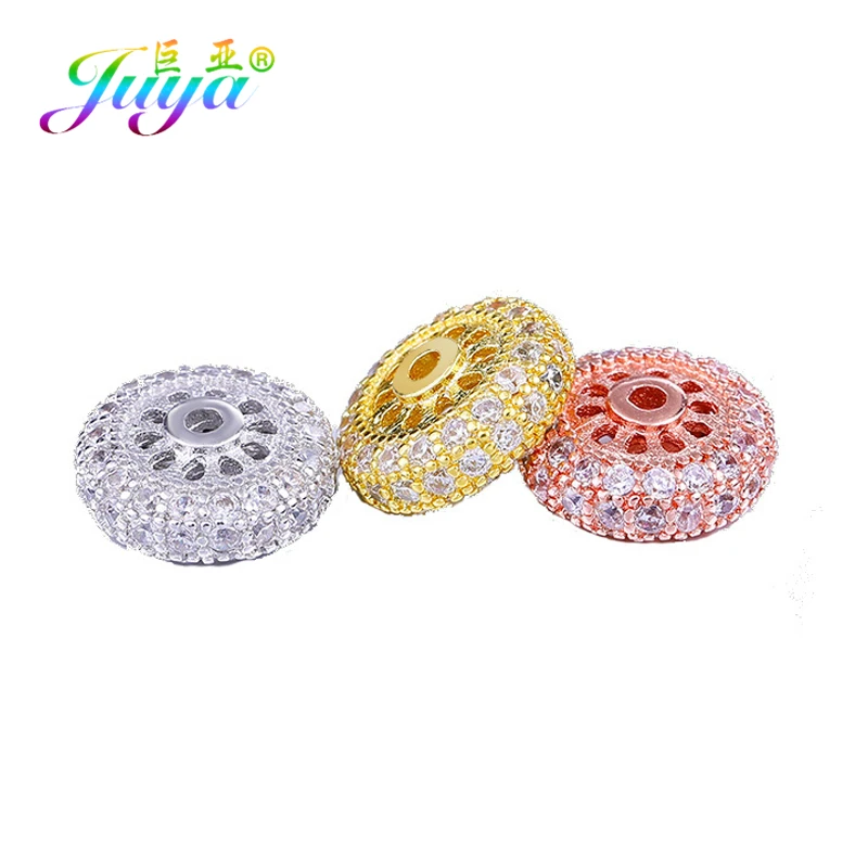 Бусины для бисероплетения Juya DIY 11 мм металл с отверстием рукоделия из