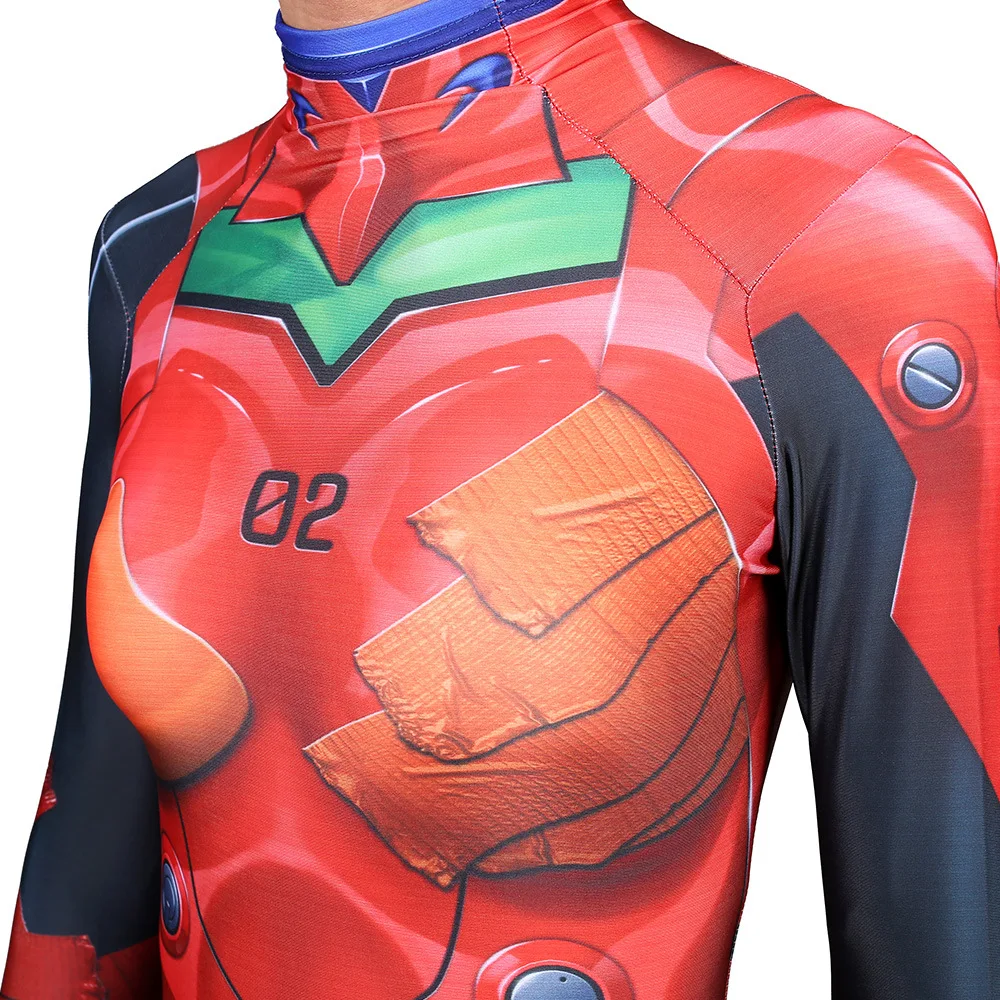 Halloween Costume Darling In The Fraxx Zero Two Cosplay for Kids Women Asuka Langley Shikinami Bodysuit Carnival Dress | Тематическая