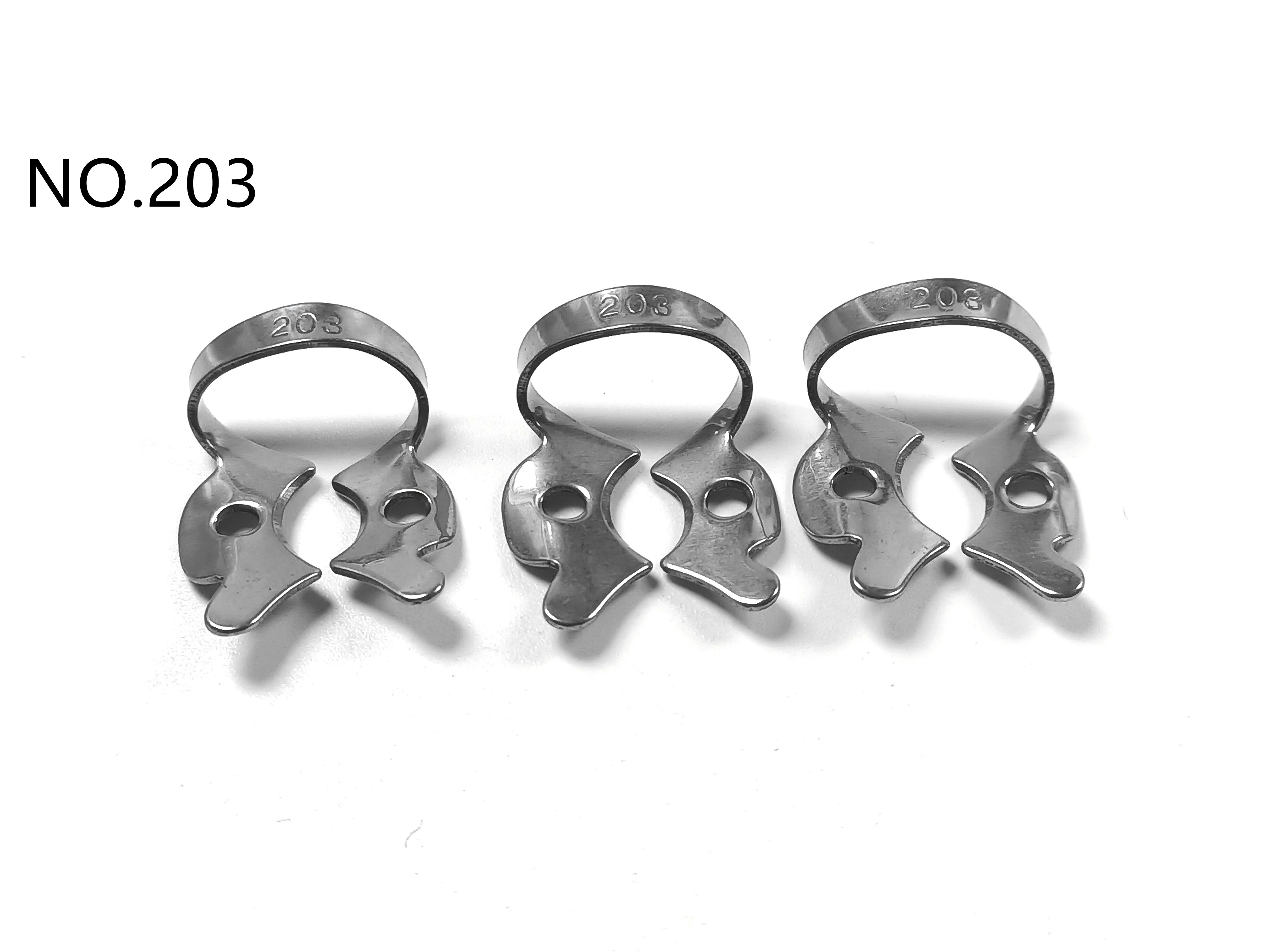 

NO.203 Dental Rubber Dam Clamps Tempered Stainless Steel