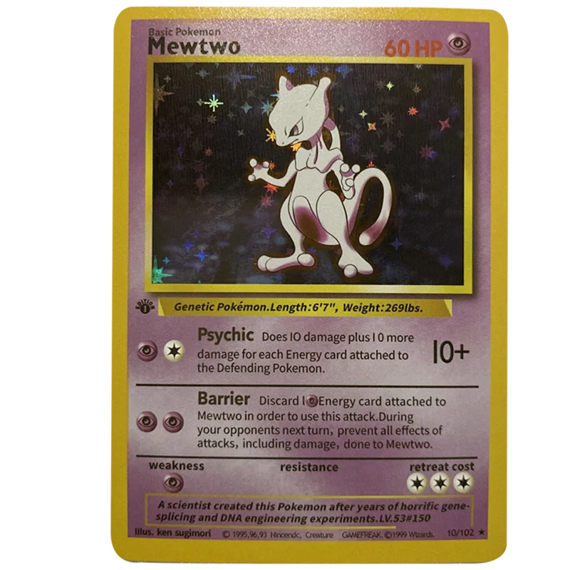 Tarjetas originales de Pokemon Flash, tarjetas de juego de colecci&oacute;n de 1996 a&ntilde;os, Pickup, Charizard, Blastoise, Venusaur, Mewtwo, 11 Uds.-3