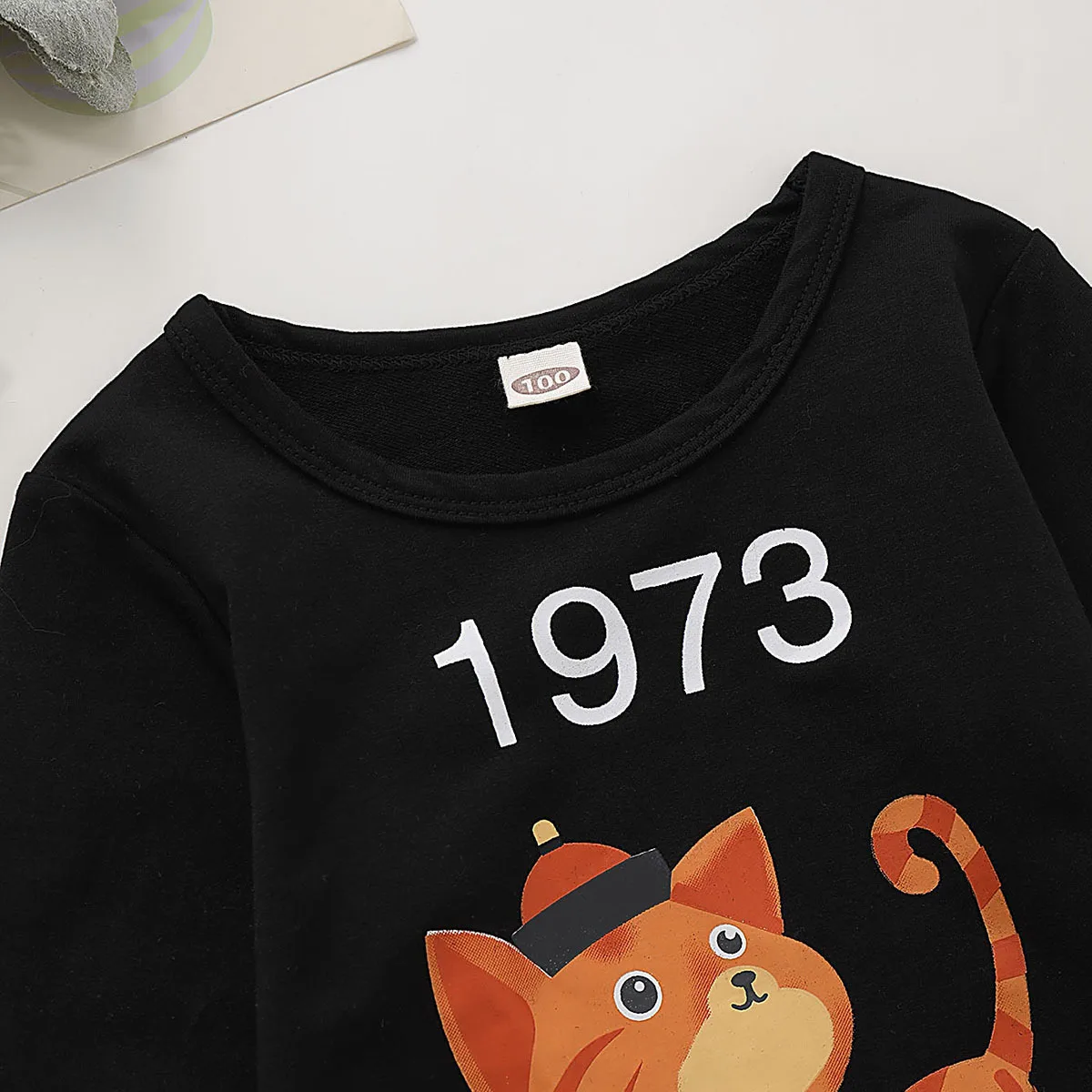 Goocheer/вязаный свитер для мальчиков и девочек с рисунком кота детский хлопковый