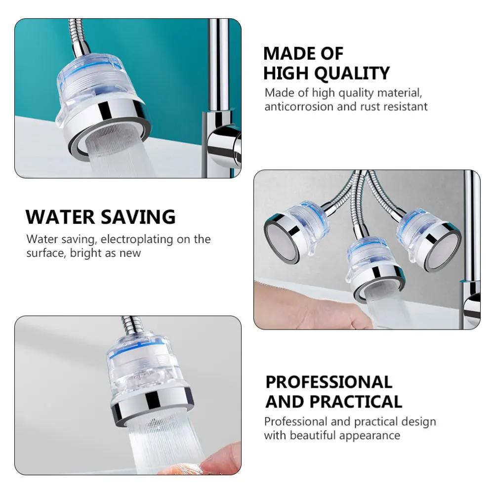 

1Pc Creative Durable Extendable Spray Head Copper Kitchen Silver