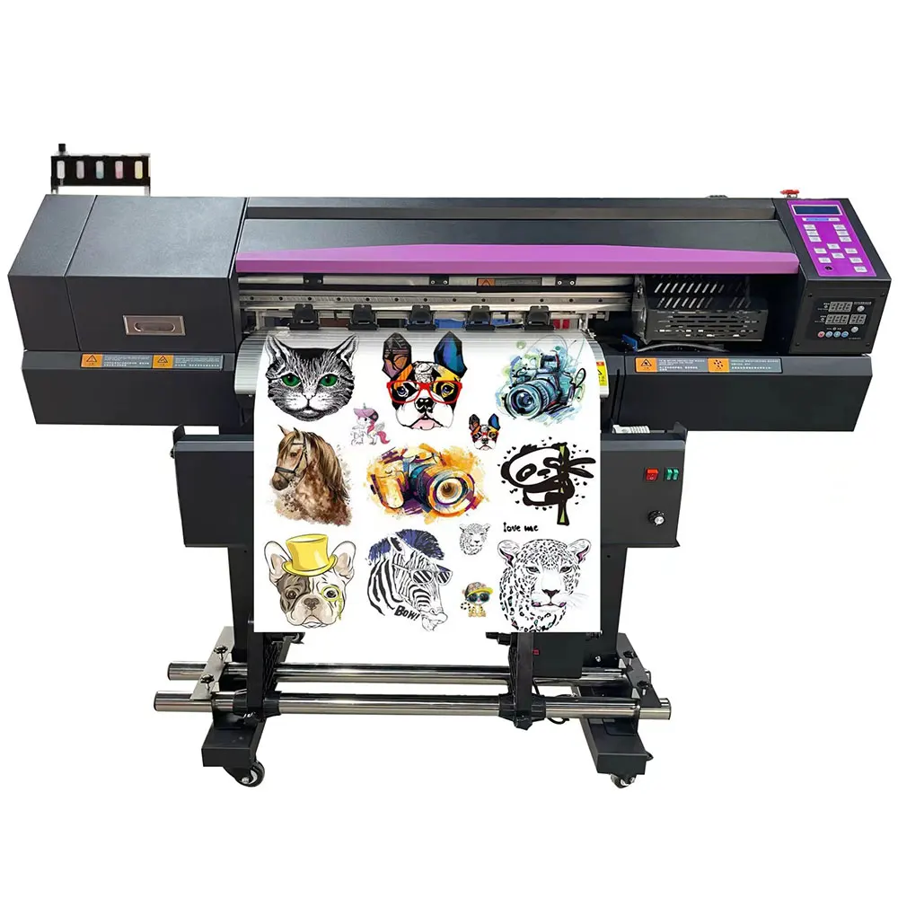 24inch (60cm) DTF Printer with 2 Eps I3200-A1 Printheads Direct to Film Printer Machine T-shirt Print Bulk Wholesale US Stock