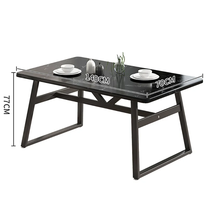 

Обеденный стол и стул ZOHE в скандинавском стиле, простой комбинированный домашний стол для 4 человек, Экономная бытовая техника