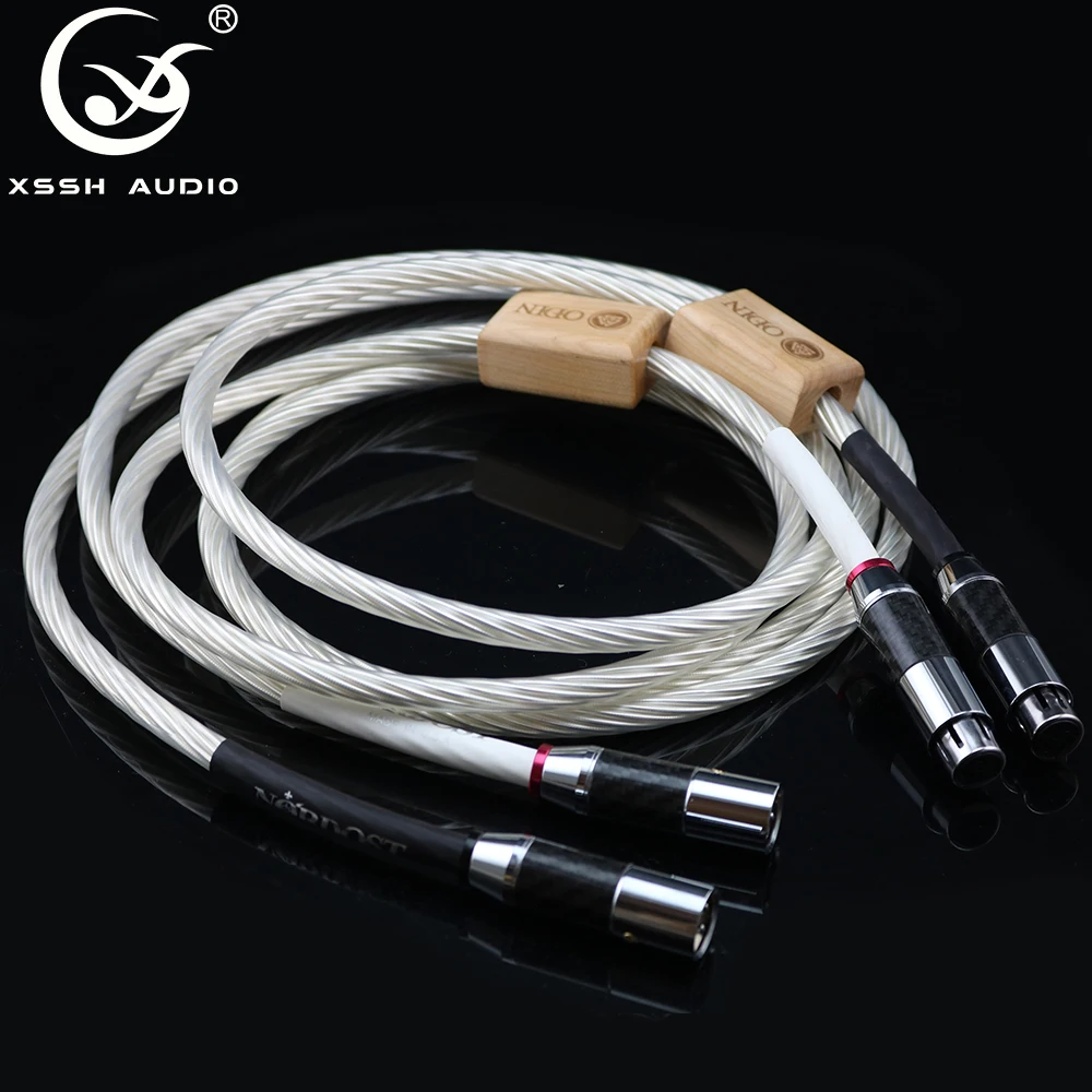 XLR Сделано в Китае для кабель йиво XSSH Hi Fi High End 8 ядерный щит данных чистого серебра