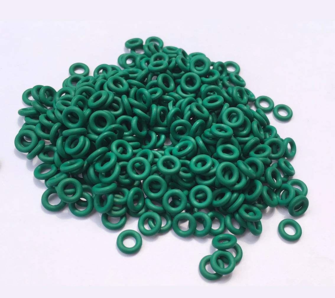 

5Pcs Green/Brown FKM O Rings 4mm Wire Diameter Fluorine Rubber O Rings Gaskets OD 12-80mm O Ring Seals Washer