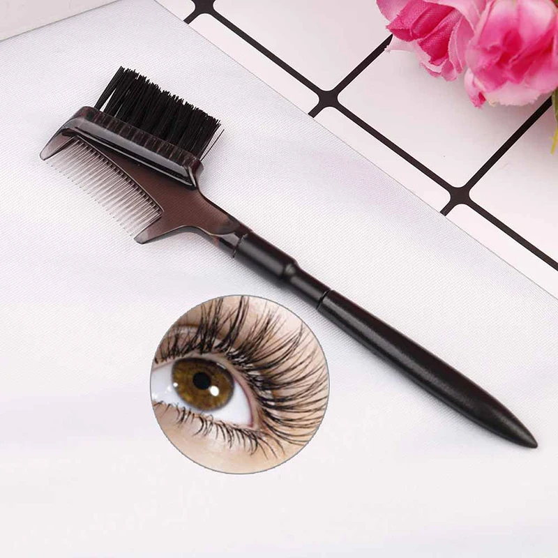 

1pc Single-head Female Eyelash Brush Makeup Set Double-sided Eyebrow Comb+Eyebrow Brush Cosmetic Makeup Beauty Tools