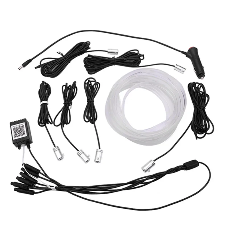 2019 новый EL неоновый провод полоса светильник RGB светодиодный звуковой активный