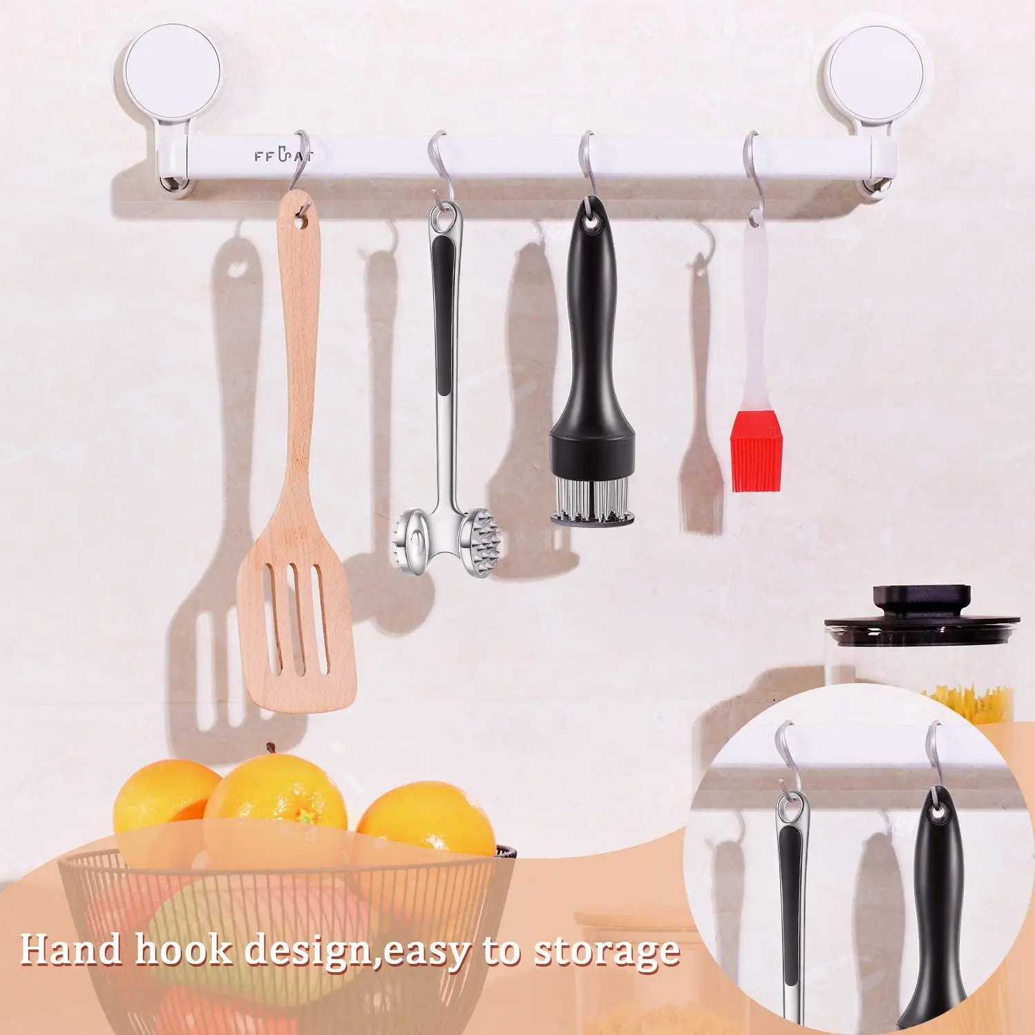 Набор для мяса Tenderizer двухсторонний молоток мясовой из нержавеющей стали игла и 2