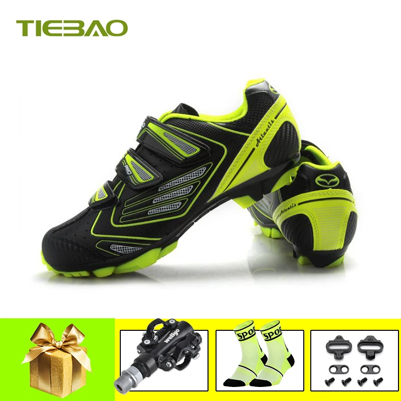 Tiebao Sapatilha Ciclismo Mtb обувь для велоспорта Мужская дышащая горного велосипеда с