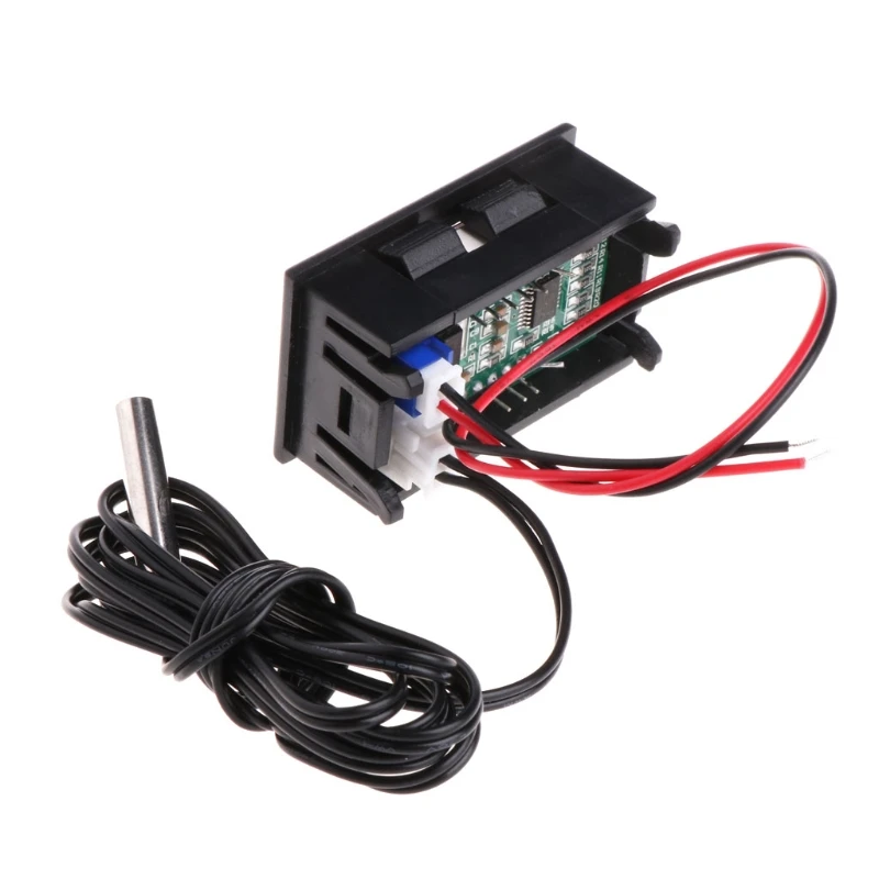 Цифровой светодиодный мини термометр для автомобиля 12 В постоянного тока с