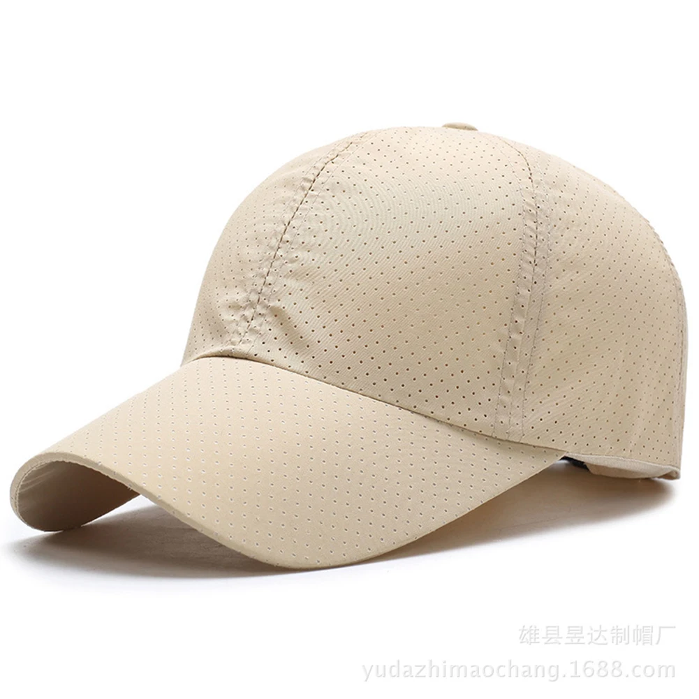 5 Женская однотонная летняя бейсболка Snapback, быстросохнущая дышащая Кепка с регулируемой сеткой, модная уличная одежда шляпа в стиле хип-хоп, облегающая Кепка - Цвет: 5