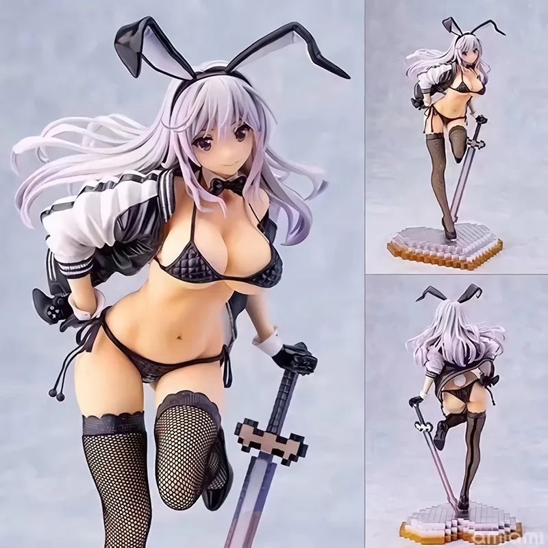 

2020 new 28cm Big Size Anime Figure Skytube Zimakupiza Saitom by Sexy Bunny Girl Action Figure Collection Model toy doll