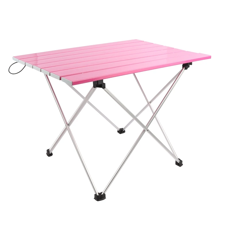 Портативный складной стол из алюминиевого сплава для путешествий на открытом