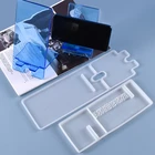Хрустальная искусственная кожа рукоделие Литье инструмент держатель планшета стенд силиконовая форма