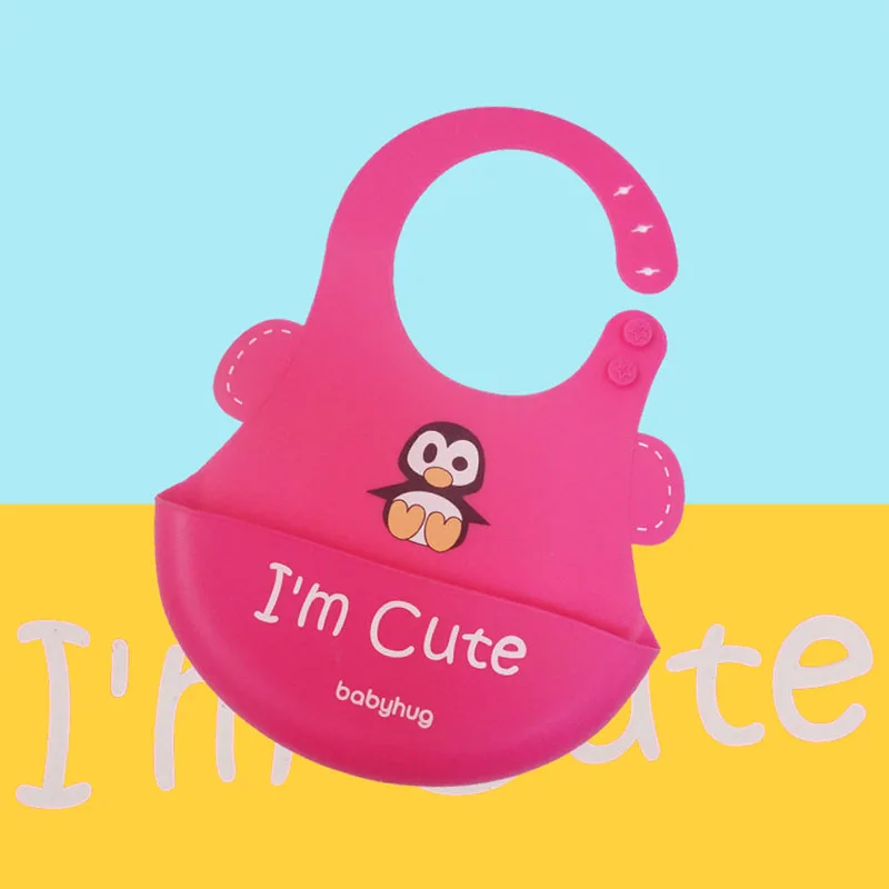 Новое поступление мягкие силиконовые детские нагрудники регулируемые красочные