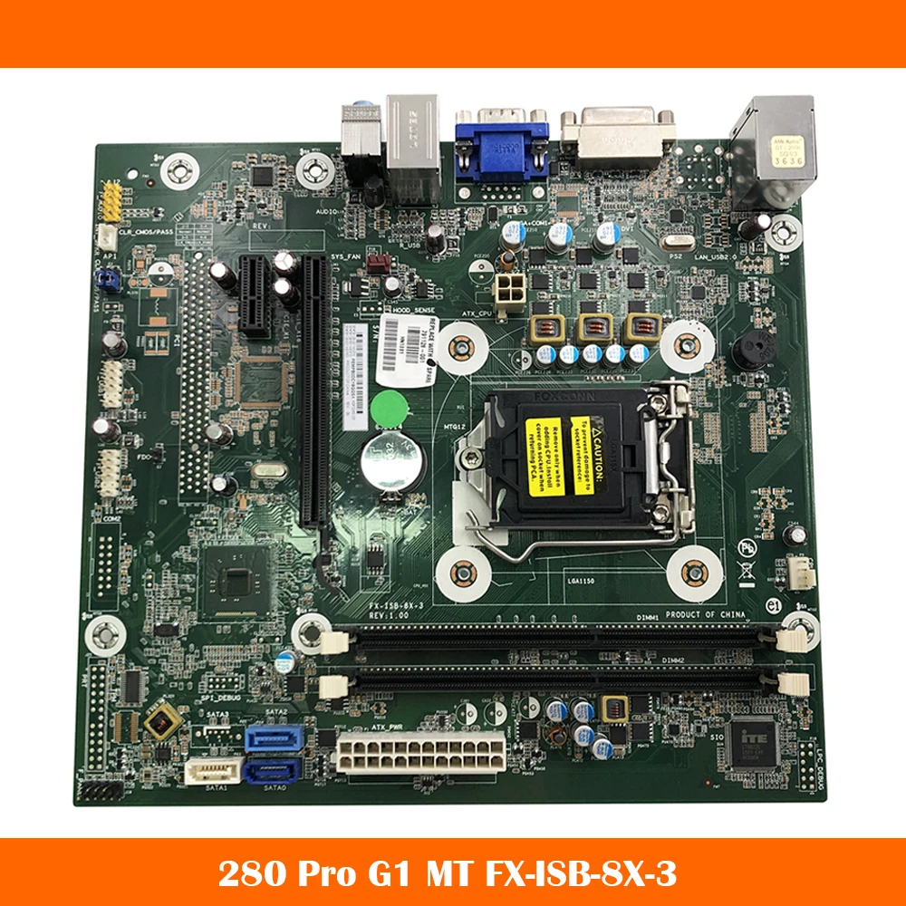 

Desktop Mainboard for HP 280 Pro G1 MT FX-ISB-8X-3 LGA1150 782450-001 791128-001 Motherboard Fully Tested