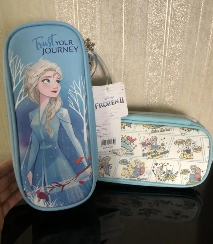 Оригинальная пенал Disney frozen 2 Elsa Anna высокое качество мультяшный детская игрушка
