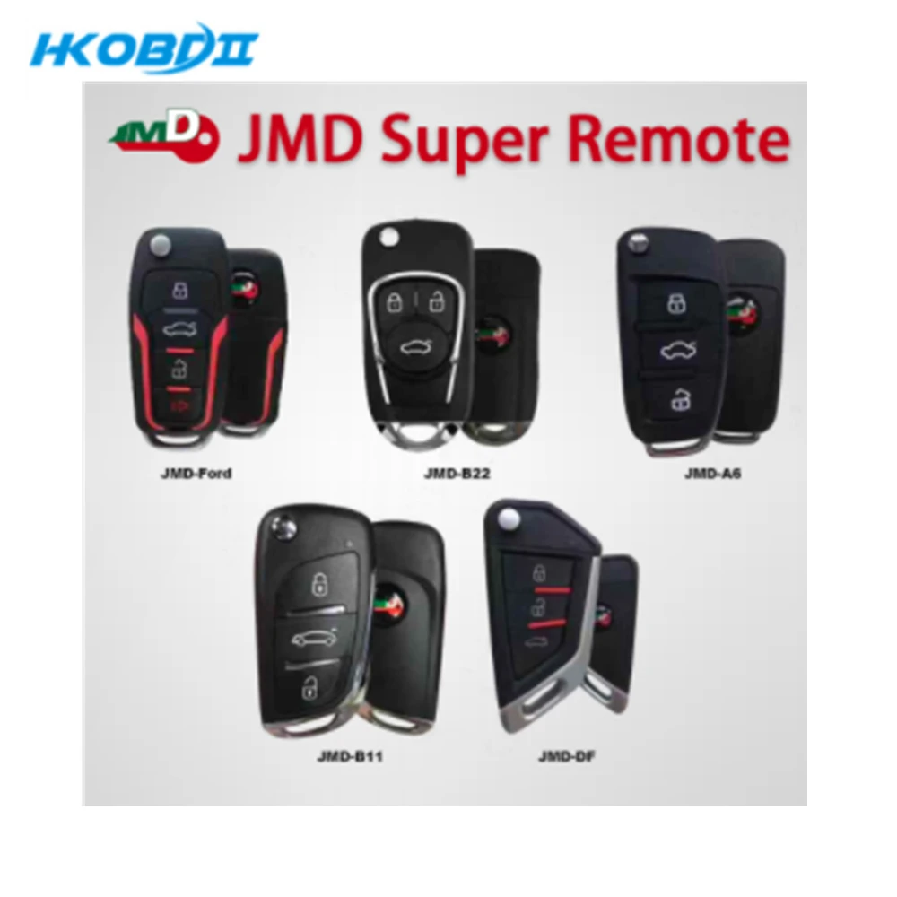 HKOBDII Многофункциональный JMD дистанционный Автомобильный ключ с супер красным чипом DS стиль для удобного ребенка 2 ключа программист