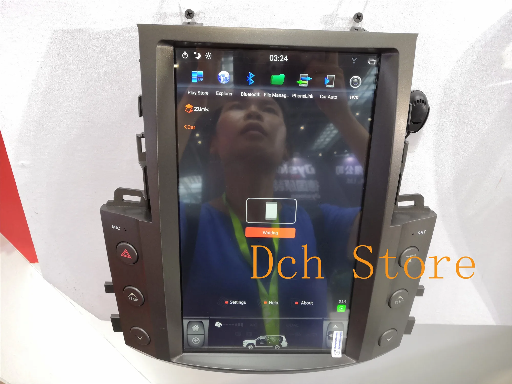 Вертикальный автомобильный DVD-плеер 13 6 дюйма в стиле tesla Android 9 0 GPS-навигация радио