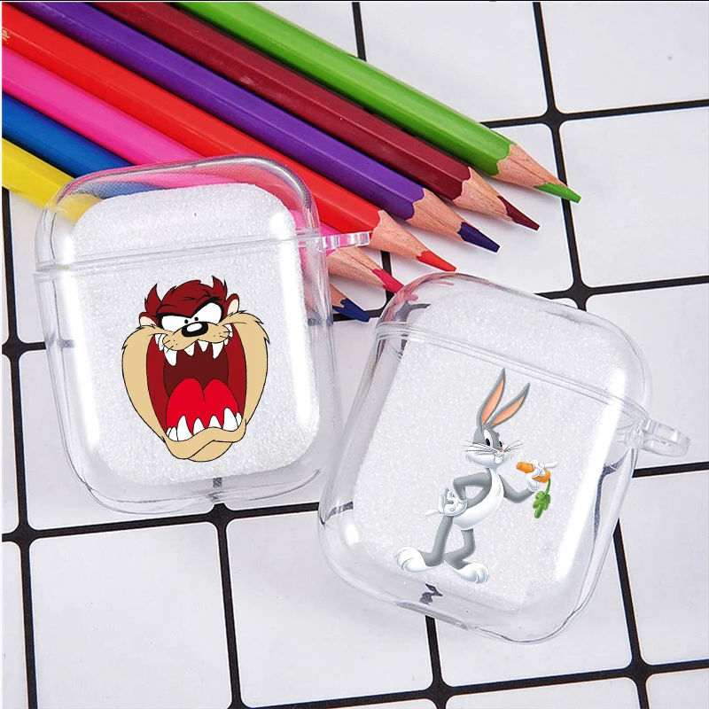 

Fashion Cartoon Bunny hare Soft silicone TPU Case For AirPods Pro 1 2 3 Clear Silicone Wireless Bluetooth Earphone Box Cover