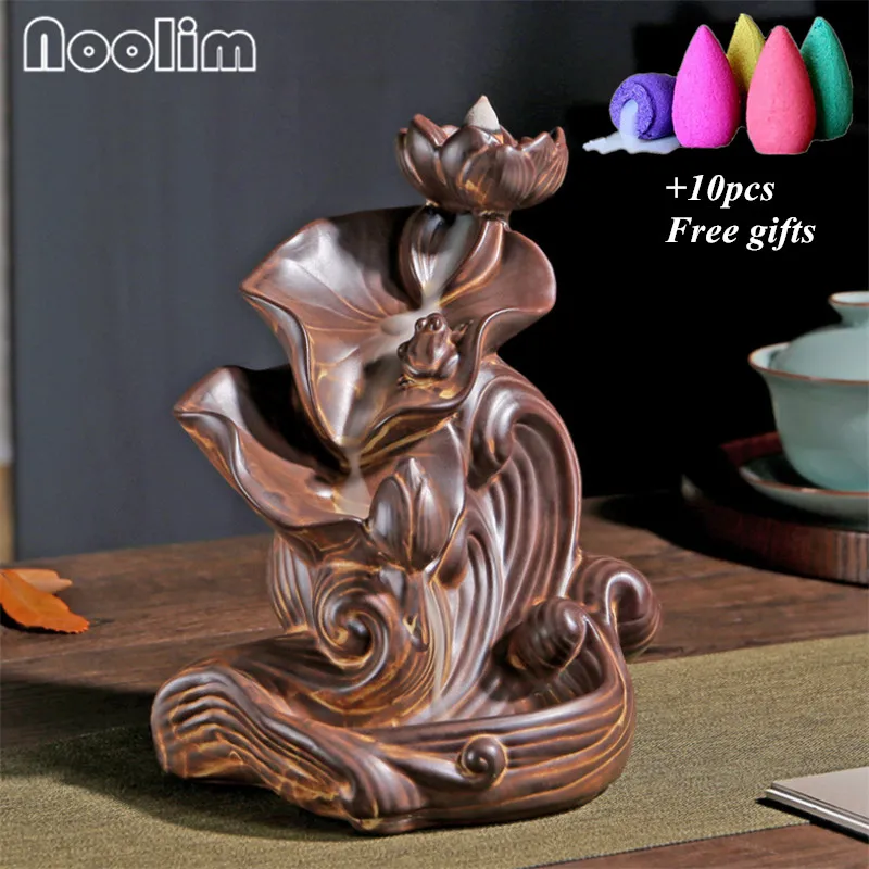 Держатель для благовоний в стиле ретро с 10 бесплатными конусами|Благовония и