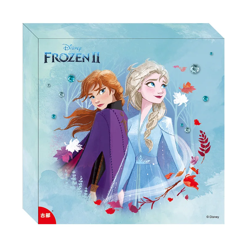 

Authentic Disney Snow Princess Pregnant Women Children Nail Sticker Cartoon Safety Nail Art Tattoo Earring Sticker Gift Box
