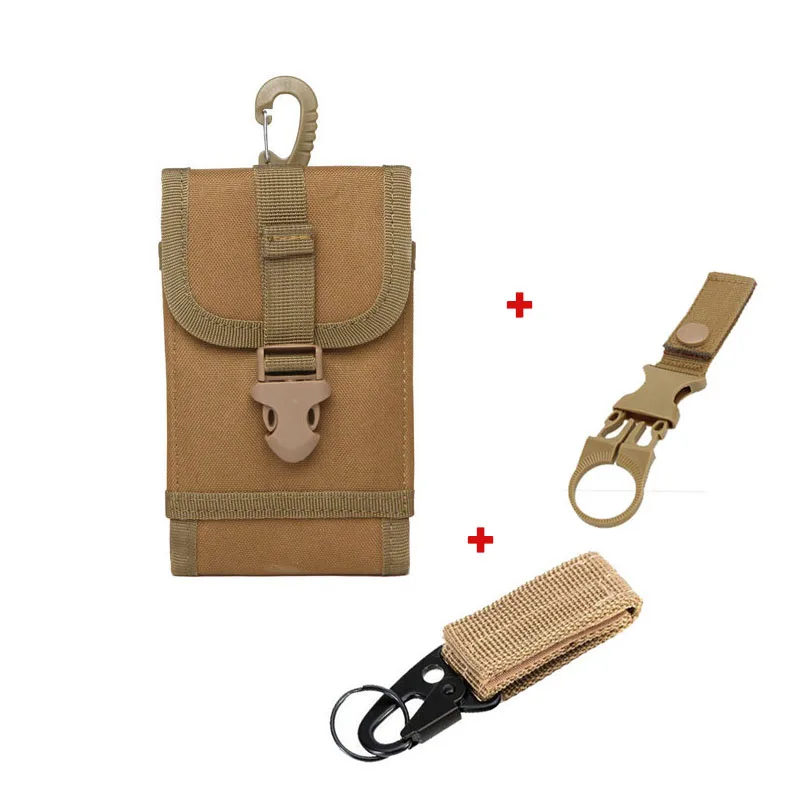 Three-piece Сумка Molle для военного тактического рюкзака Охотничьи аксессуары Сумка плечевой ремень рюкзак армейский пояс боевой ремень пакет клип - Цвет: Three-piece