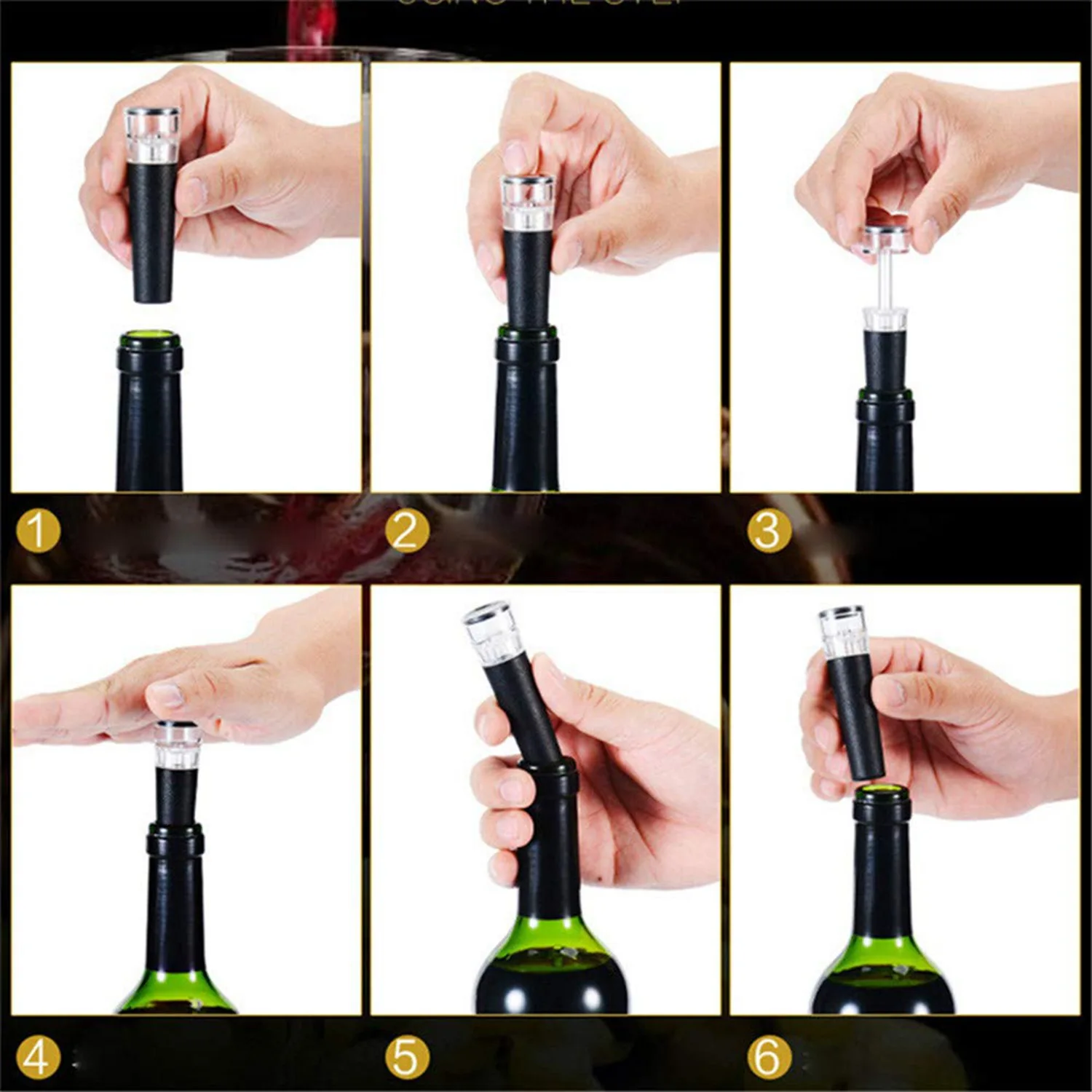 Electric Corkscrew Electric Stainless Steel Wine Bottle Opener With Charging Stand Lcd Battery Indicator, Silver(Eu Plug