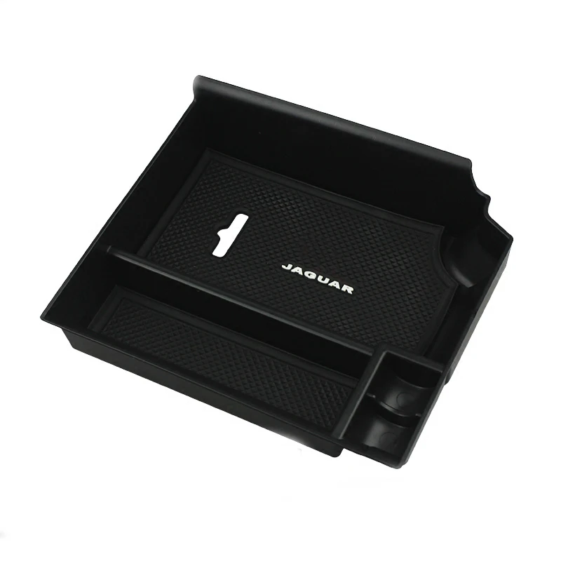 Black Central Console Storage Box For Jaguar XE XF F-PACE f pace X761 2016-2019 Door Glove Holder Organizer Tray Accessories | Автомобили