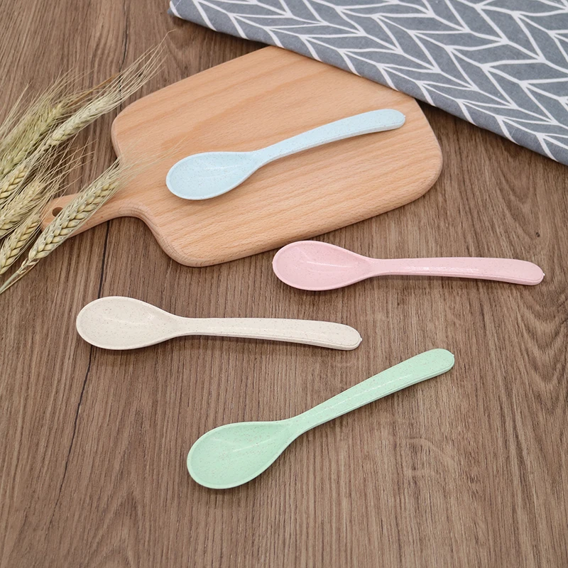 5 шт. пластиковые ложки для мороженого десерта чая |