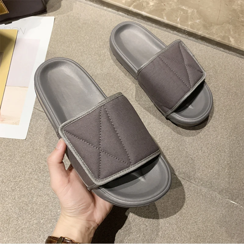 

Slippers Fashion and Comfortable Soft Flat Sandals Slides Home Indoor Diabetic Shoes Medical Orthopedics for Man Woman Female