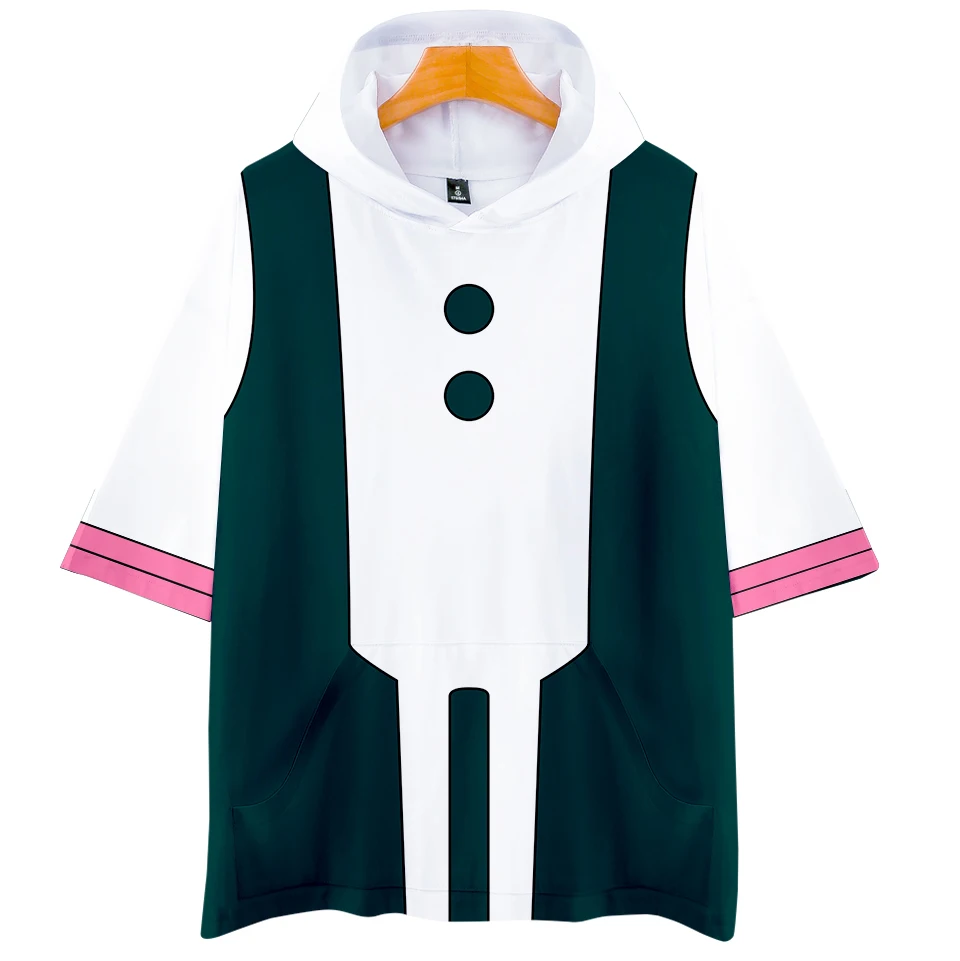 

Новинка, футболка с капюшоном для мальчиков с героями фильма «Моя геройская Академия», футболка с капюшоном «Моя геройская Академия», летня...