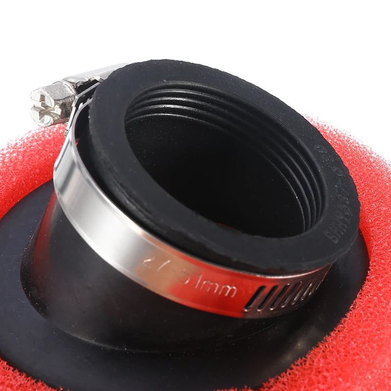 Красный воздушный фильтр 38 мм очиститель капсул для квадроцикла грязевого