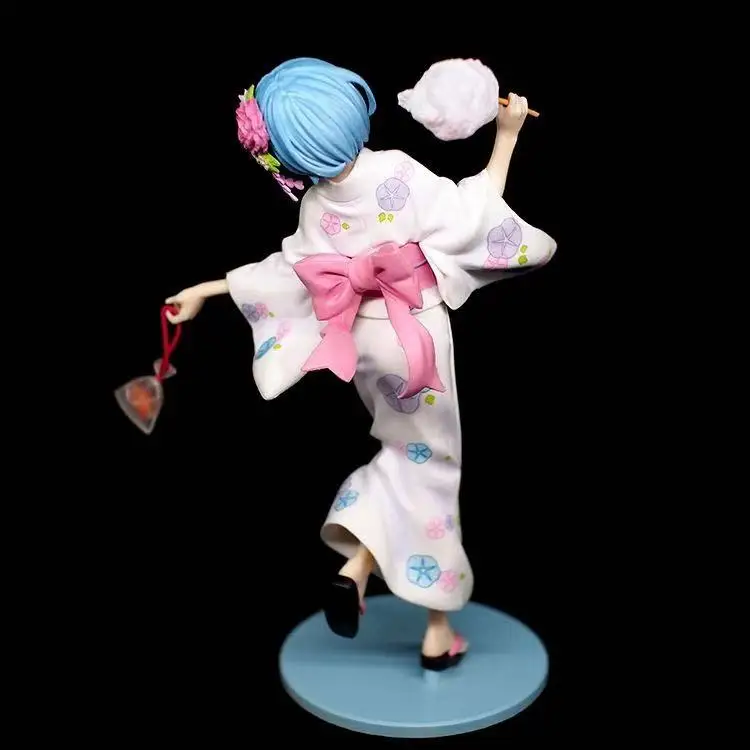 

Re:Life in a Different World from Zero Rem Yukata Kimono Action Figure Model Cartoon Japan Anime Model Lovely Collectible Toys