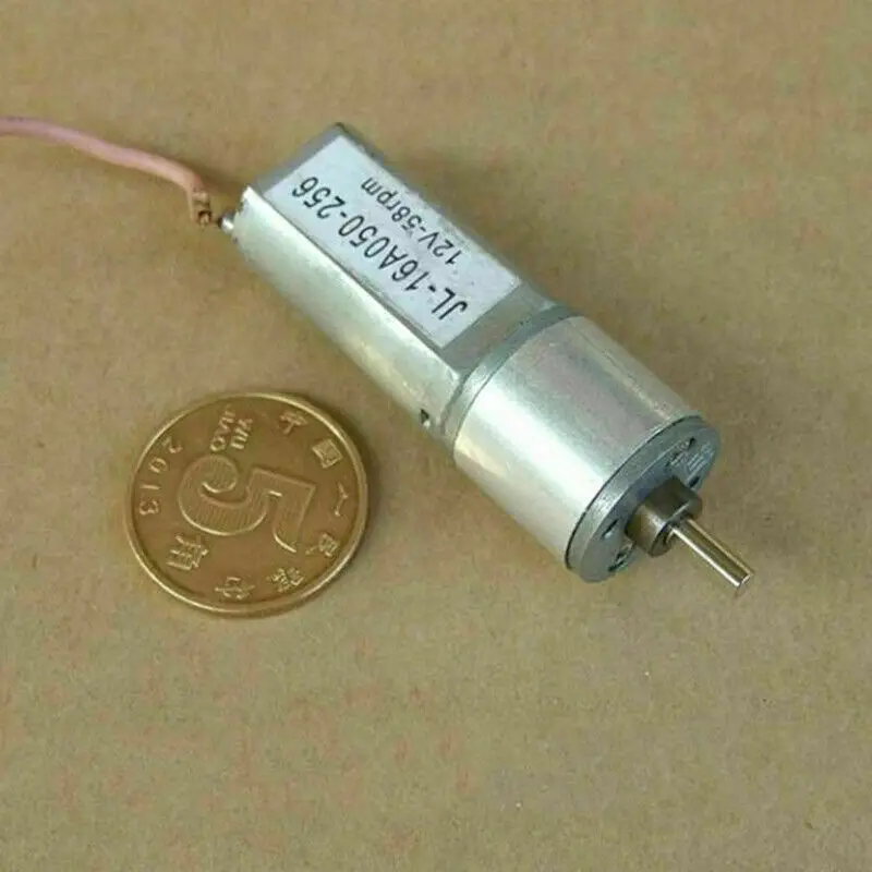 DC 6V 9V 12V 58RPM Micro Mini 16mm полностью Металлическая шестерня редуктора двигателя