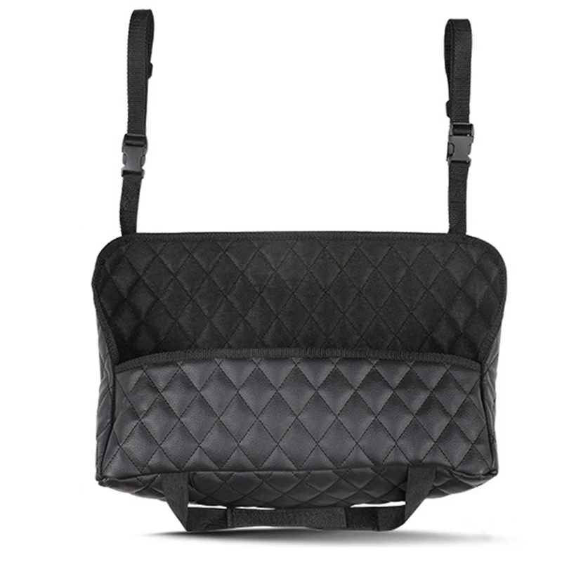 

Car Handbag Holder Leather Seat Back Organizer Mesh Large Capacity Bag Seat Back Net Bag Handbag Holder