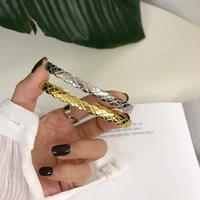 5 5mm authentic 925 sterling silver gold white lattice lattice argyle handmade bangle bracelet cuff bracelets adjust tls236