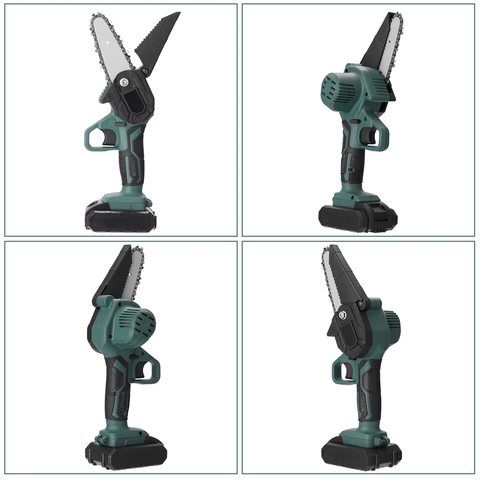 

21V Mini Electric Pruning Saw Rechargeable Wood Spliting Cutting Chainsaw Machine With Battery One-handed Woodworking Power Tool