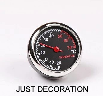 thermometer Новые автомобильные Интерьерные часы с гигрометром, термометр, декоративные для mini cooper JCW S F55 56 F60 R55 R56 R60 Countryman, автомобильные аксессуары - Название цвета: thermometer