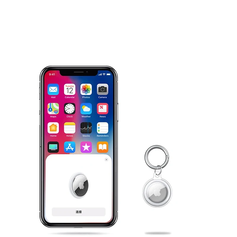 

2pcs Transparent Protective Case Cover For Apple Airtags Shell Bluetooth Tracker Locator Anti-lost Anti-scratch Keychian HOT