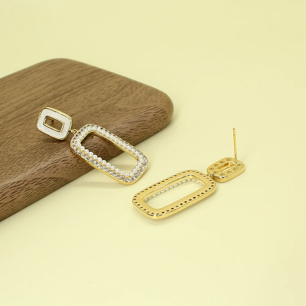 

Женские серьги-подвески с искусственным жемчугом, в этническом стиле