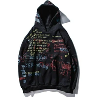 hip hop graffiti hoodies mens 2021 autumn casual pullover sweats hoodie male fashion skateboards sweatshirts