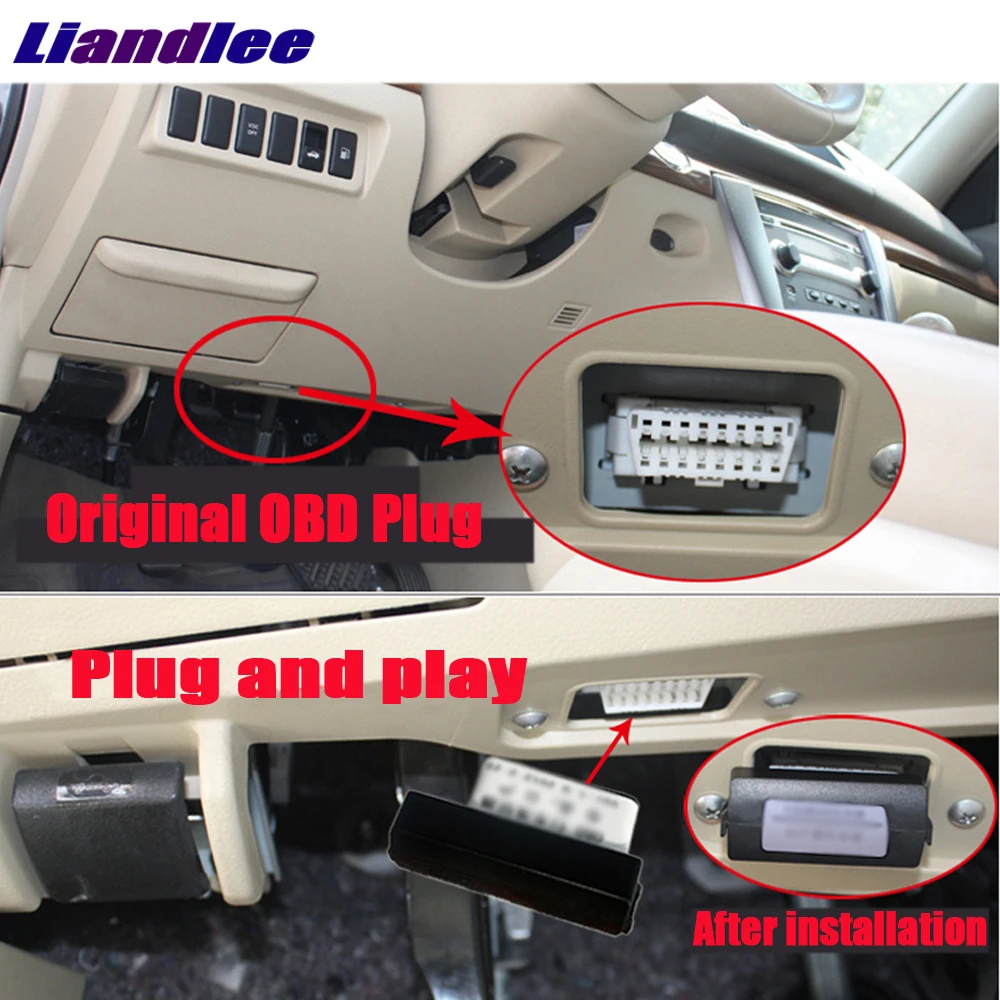 Зеркальный Автоматический складной замок Liandlee OBD для Honda City 2016/2017