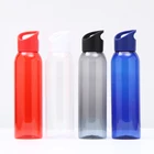 Оптовая продажа, пластиковая Спортивная бутылка для воды объемом 650 мл с удобной ручкой, 100% без БФА