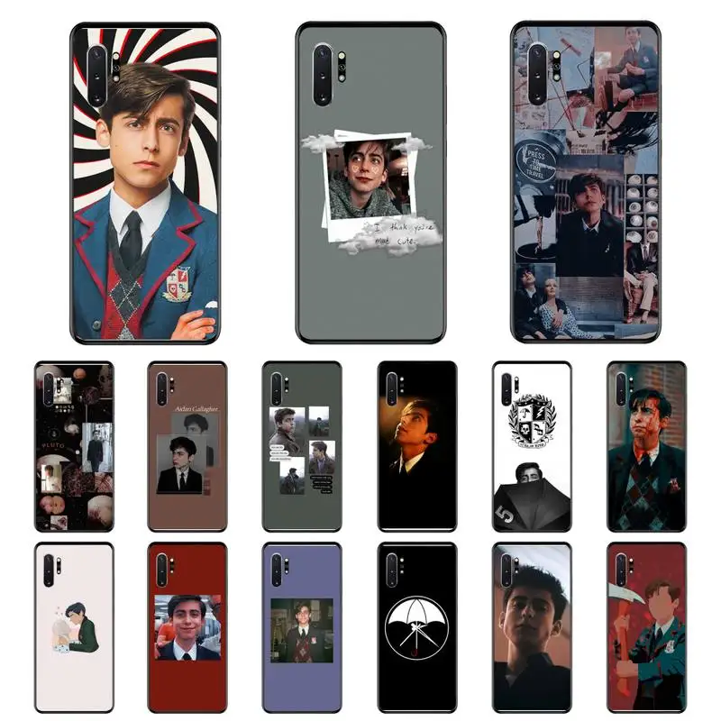 

Aidan Gallagher Number Five Phone Case For Samsung Note 7 8 9 20 Note 10 Pro lite 20ultra M20 M10 Case