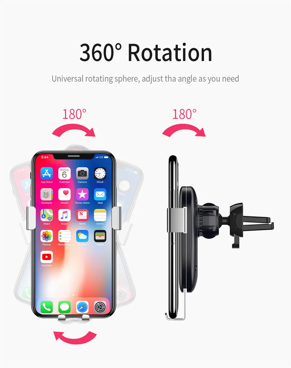 Автомобильный держатель для телефона Essager Gravity для iPhone samsung A50 S10 держатель на вентиляционное отверстие автомобиля держатель для телефона в автомобиле держатель для мобильного телефона Подставка